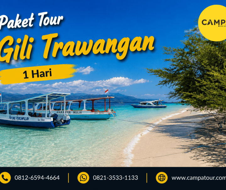 Paket Tour Gili Trawangan 1 Hari bersama Campa Tour