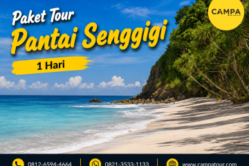 Paket Tour Pantai Senggigi 1 Hari bersama Campa Tour