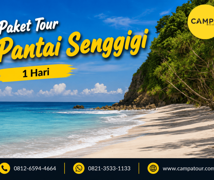 Paket Tour Pantai Senggigi 1 Hari bersama Campa Tour