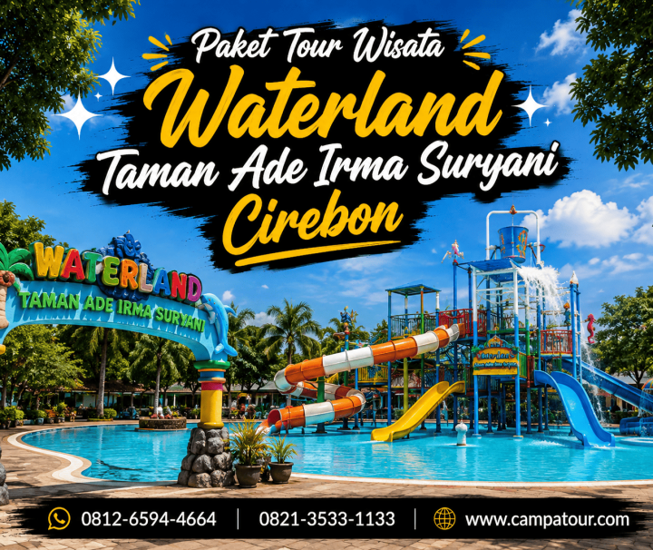 Paket Tour WIsata Waterland Taman Ade Irma Suryani Cirebon bersama Campa Tour