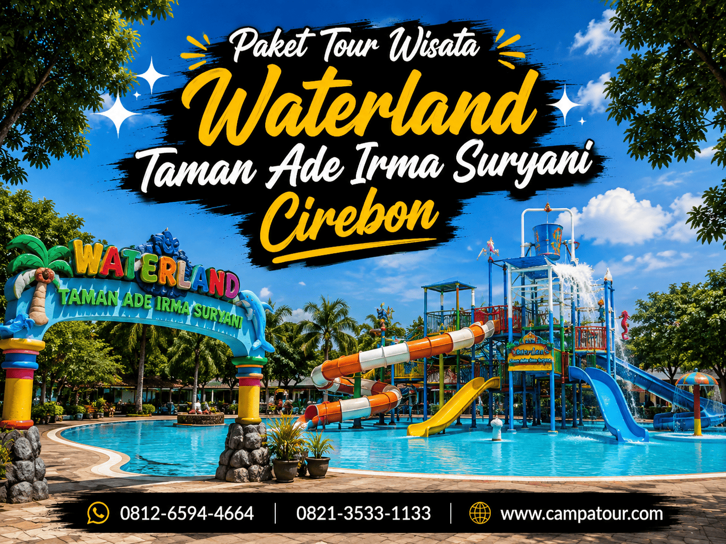 Paket Tour WIsata Waterland Taman Ade Irma Suryani Cirebon bersama Campa Tour