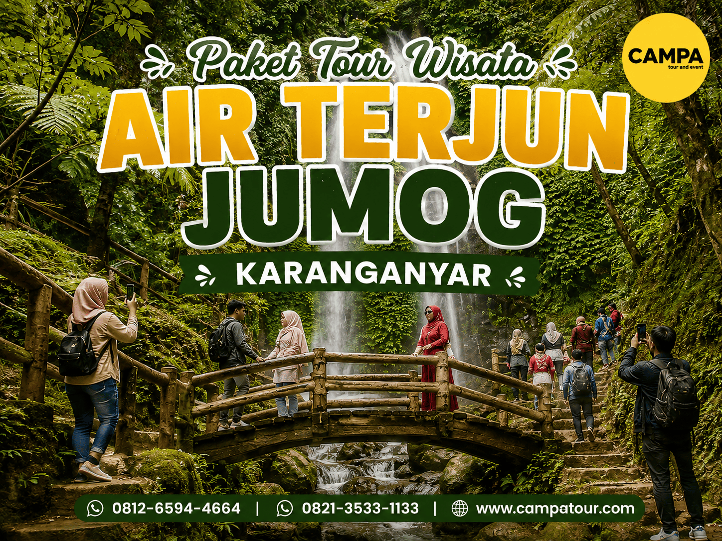Paket Tour Wisata Air Terjun Jumog Karanganyar - Campa Tour