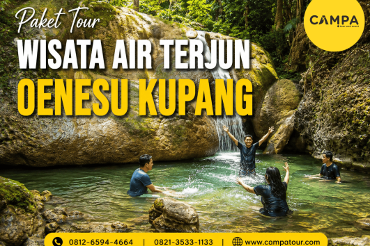 Paket Tour Wisata Air Terjun Oenesu Kupang bersama Campa Tour
