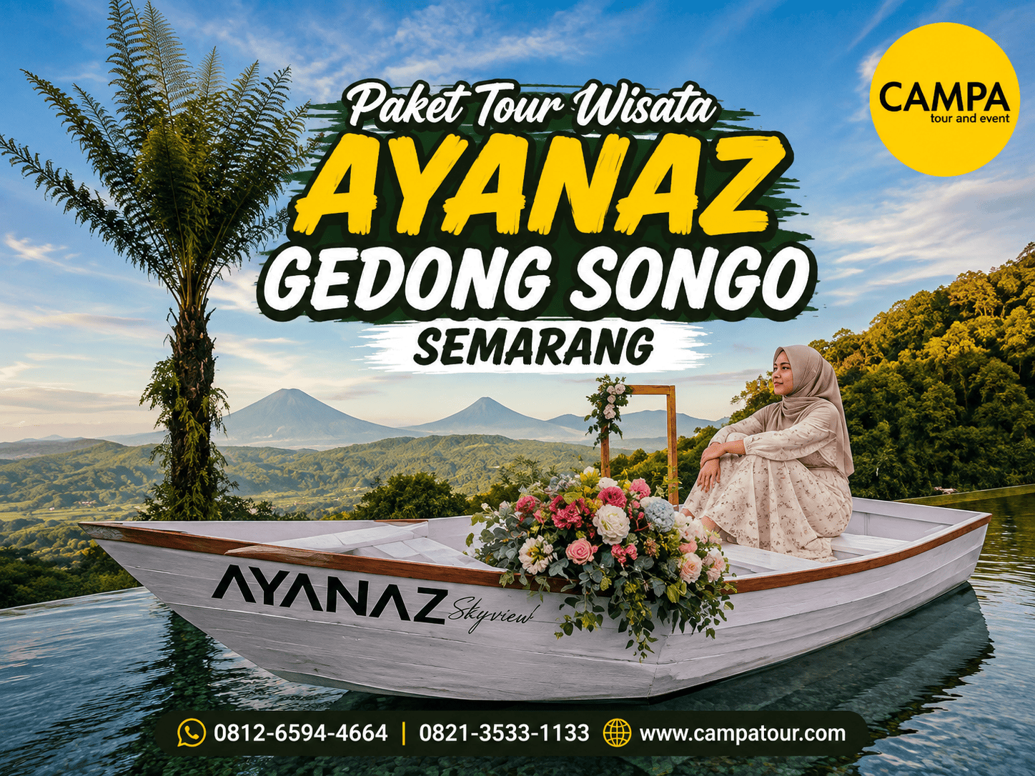 Paket Tour Wisata Ayanaz Gedong Songo - - mengunjungi Salah satu wisata di Semarang bersama Campa Tour
