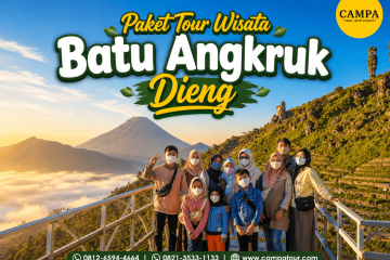 Paket Tour Wisata Batu Angkruk Dieng bersama Campa Tour
