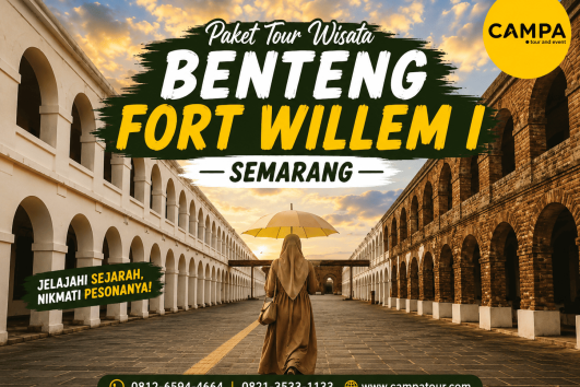 Paket Tour Wisata Benteng Fort Williem I - mengunjungi Salah satu wisata di Semarang bersama Campa Tour