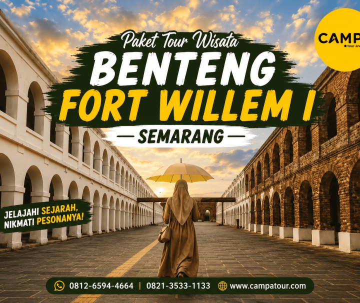 Paket Tour Wisata Benteng Fort Williem I - mengunjungi Salah satu wisata di Semarang bersama Campa Tour