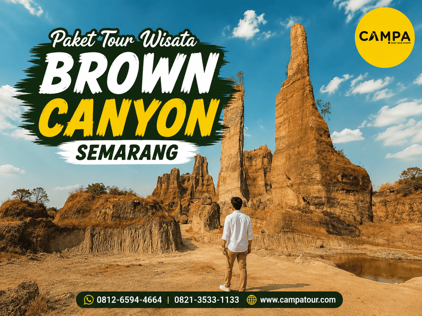 Paket Tour Wisata Brown Canyon - mengunjungi Salah satu wisata di Semarang bersama Campa Tour