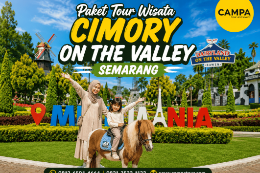 Paket Tour Wisata Cimory On The Valley - - mengunjungi Salah satu wisata di Semarang bersama Campa Tour