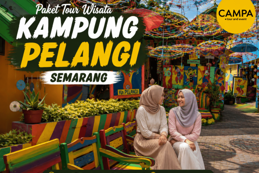 Paket Tour Wisata Kampung Pelangi - mengunjungi Salah satu wisata di Semarang bersama Campa Tour