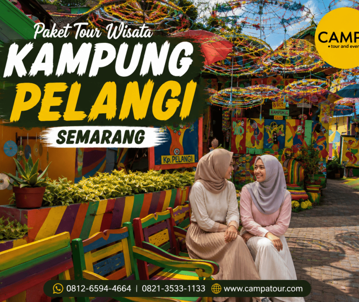 Paket Tour Wisata Kampung Pelangi - mengunjungi Salah satu wisata di Semarang bersama Campa Tour