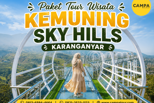 Paket Tour Wisata Kemuning Sky Hills Karanganyar - Campa Tour