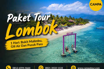 Paket Tour Wisata Lombok 1 Hari mengunjungi Bukit Malimbu, Gili Air dan Pusuk pass bersama Campa Tour (2)