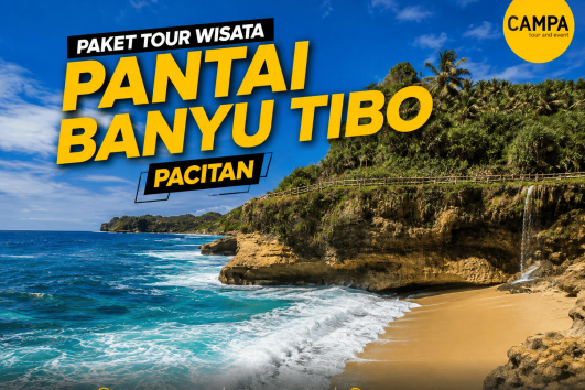 Paket Tour Wisata Pantai Banyu Tibo Pacitan bersama Campa Tour