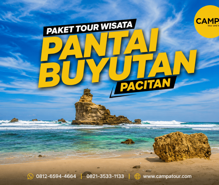 Paket Tour Wisata Pantai Buyutan Pacitan bersama Campa Tour