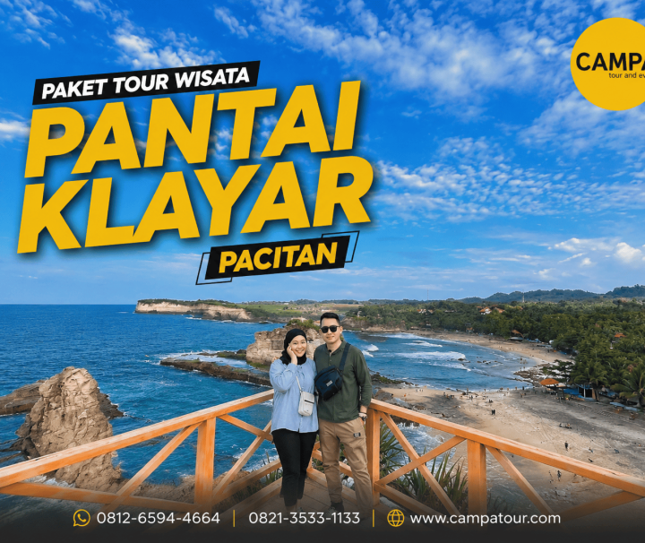 Paket Tour Wisata Pantai Klayar Pacitan bersama Campa Tour