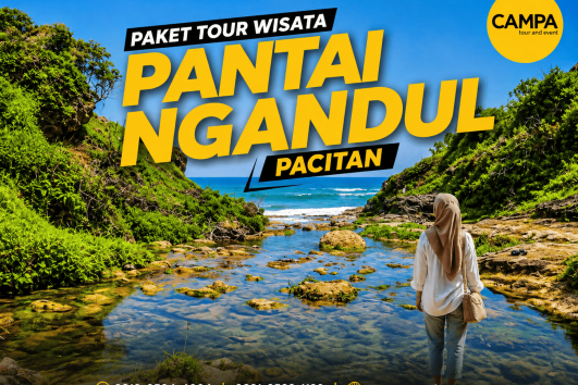 Paket Tour Wisata Pantai Ngandul Pacitan bersama Campa Tour