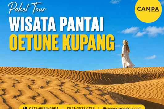 Paket Tour Wisata Pantai Oetenu Kupang bersama Campa Tour