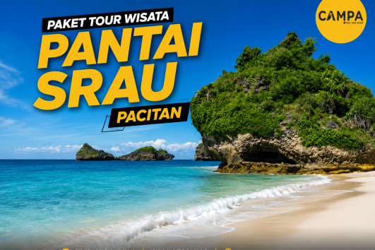 Paket Tour Wisata Pantai Srau Pacitan bersama Campa Tour