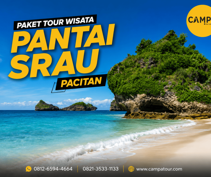Paket Tour Wisata Pantai Srau Pacitan bersama Campa Tour