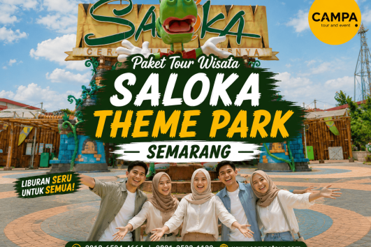 Paket Tour Wisata Saloka Theme Park Semarang - - mengunjungi Salah satu wisata di Semarang bersama Campa Tour