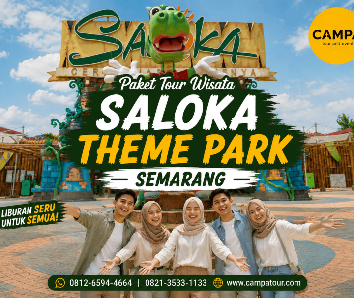 Paket Tour Wisata Saloka Theme Park Semarang - - mengunjungi Salah satu wisata di Semarang bersama Campa Tour