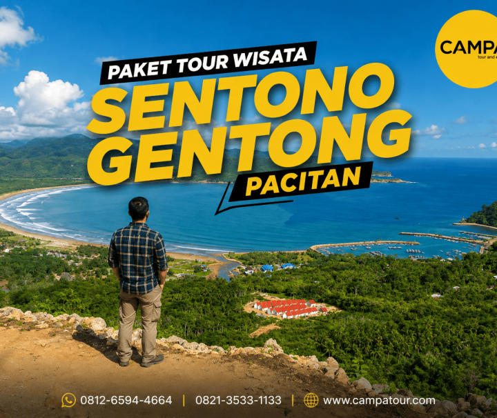 Paket Tour Wisata Sentono Gentong Pacitan bersama Campa Tour