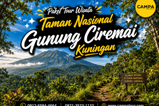 Paket Tour Wisata Taman Nasional Gunung Ciremai Kuningan bersama Campa Tour