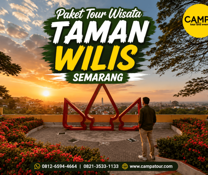 Paket Tour Wisata Taman Wilis - mengunjungi Salah satu wisata di Semarang bersama Campa Tour
