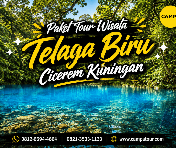 Paket Tour Wisata Telaga Biru Cicerem Kuningan bersama Campa TOur