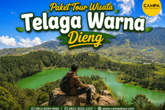 Paket Tour Wisata Telaga Warna Dieng bersama Campa Tour
