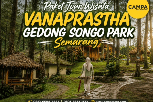 Paket Tour Wisata Vanaprastha Gedong Songo Park - - mengunjungi Salah satu wisata di Semarang bersama Campa Tour