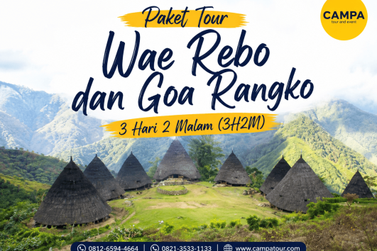 Paket Tour Wisata Wae Rebo dan Goa Rangko 3 Hari 2 Malam (3H2M) bersama Campa Tour