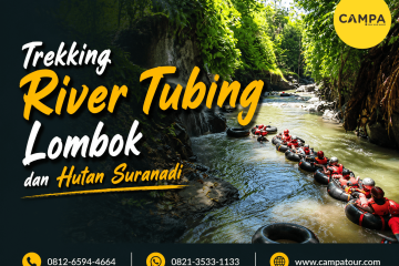 Paket Trekking River Tubing Lombok dan HUtan Suranadi bersama Campa Tour