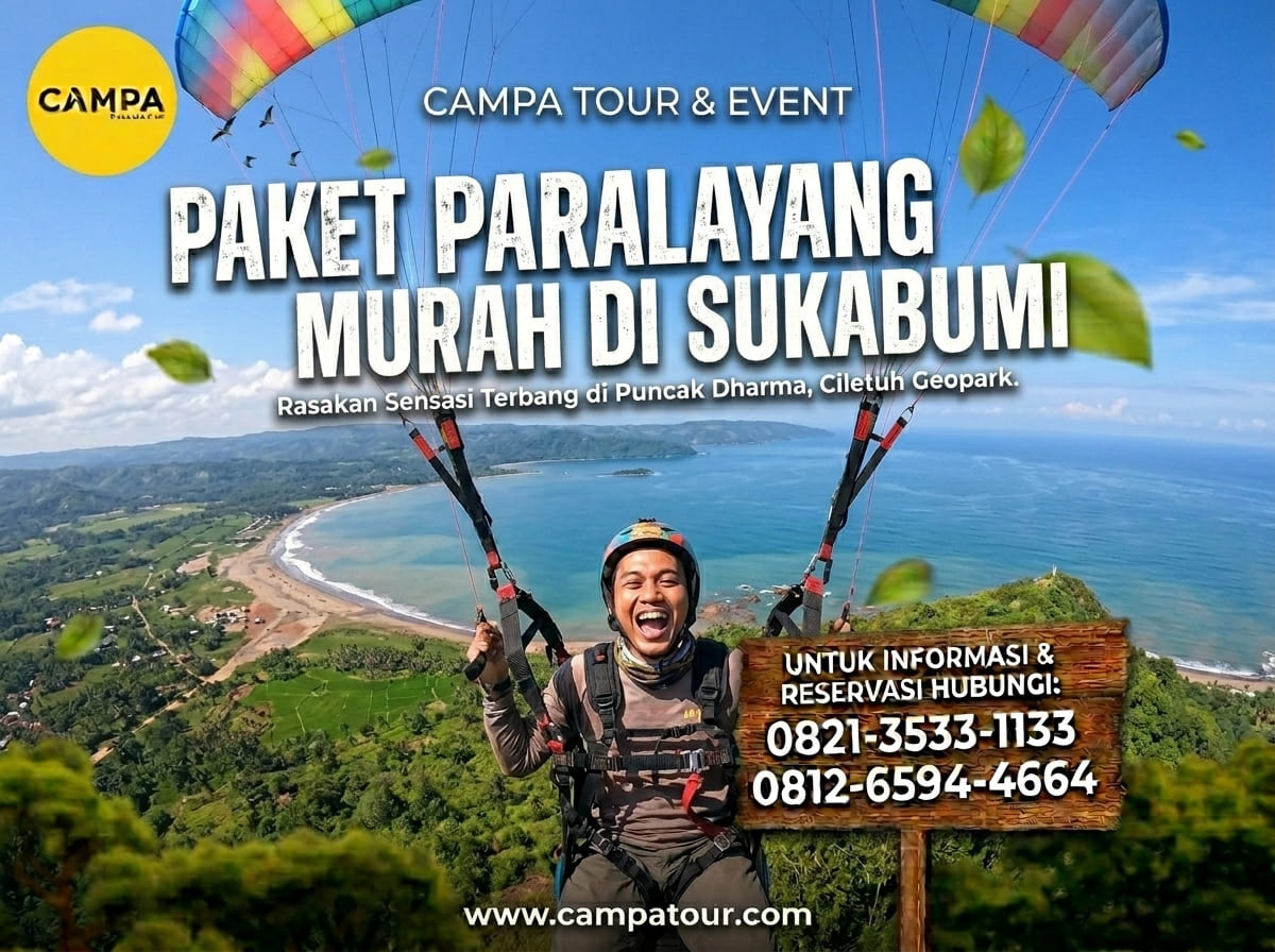 1.2 Paket Paralayang Murah di Sukabumi_Campa Tour