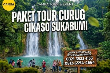 1.3 Paket Tour Wisata Curug Cikaso Sukabumi_Campa Tour