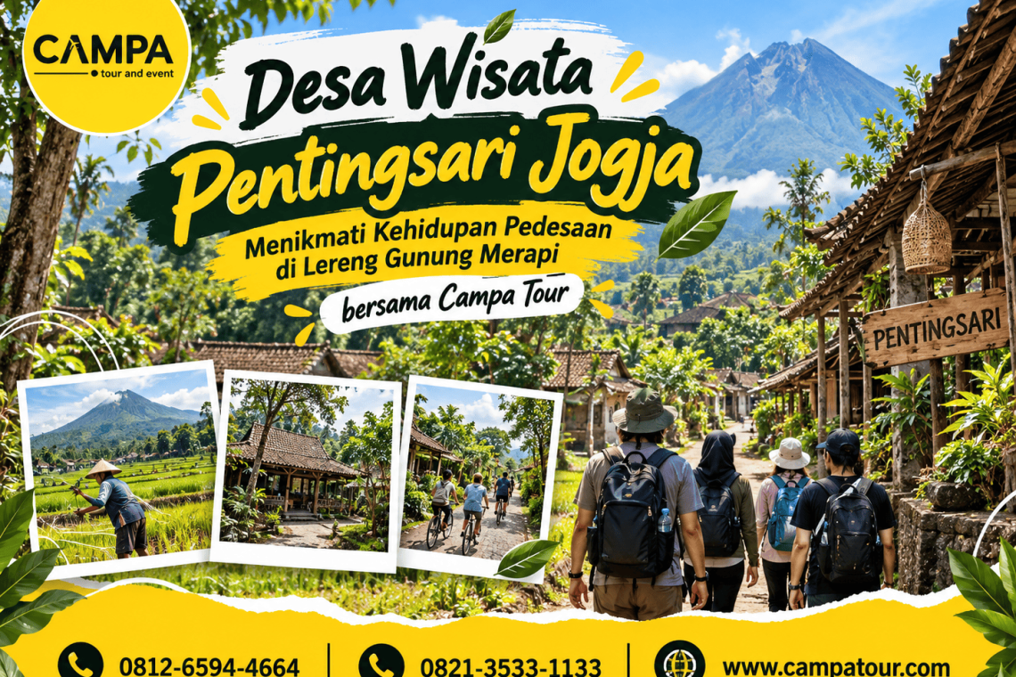 Desa Wisata Pentingsari Jogja bersama Campa Tour
