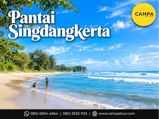 Mengunjungi Pantai Singdangkerta dalam Paket Tour Wisata Tasikmalaya bersama Campa Tour