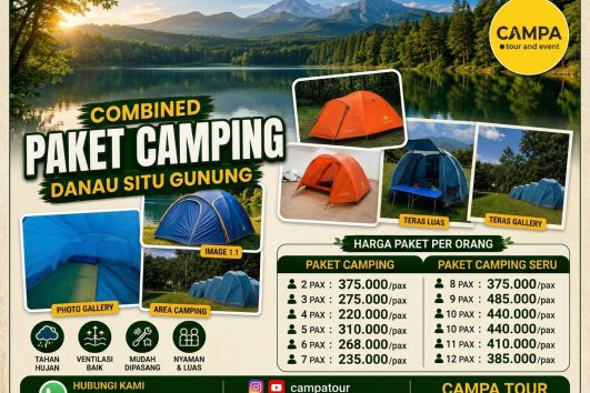 Paket Camping Danau Situ Gunung