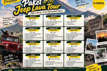 Paket Jeep Lava Tour Merapi bersama Campa Tour