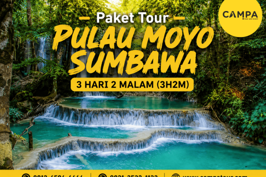 Paket Tour Pulau Moyo Sumbawa 3 Hari 2 Malam (3H2M) bersama Campa Tour