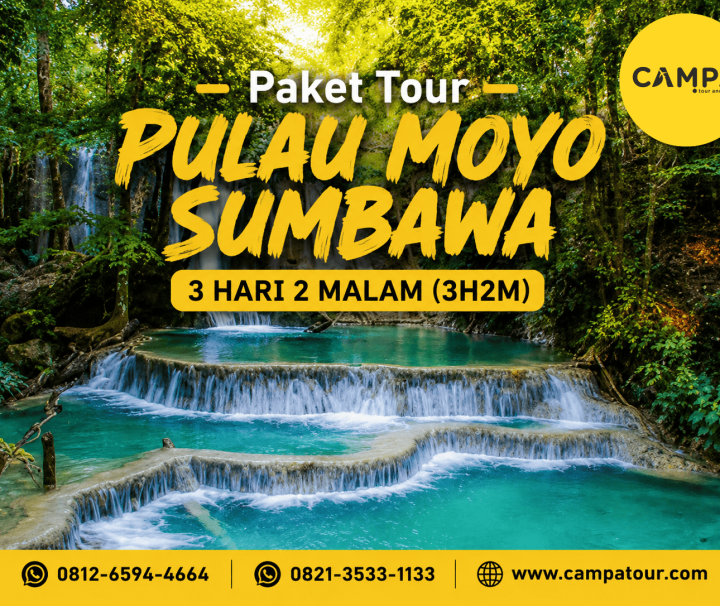 Paket Tour Pulau Moyo Sumbawa 3 Hari 2 Malam (3H2M) bersama Campa Tour