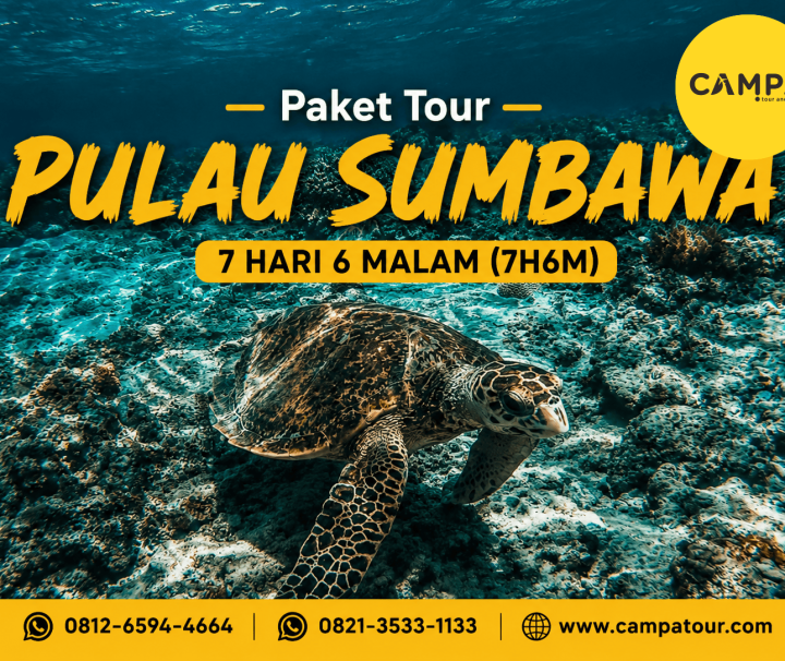 Paket Tour Pulau Sumbawa 7 hari 6 Malam (7H6M) bersama Campa Tour