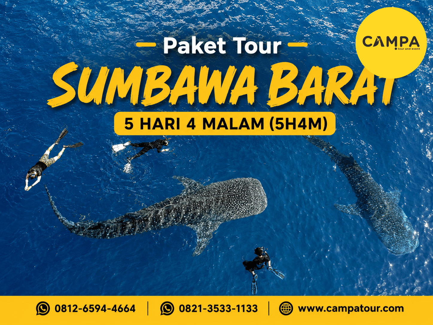 Paket Tour Sumbawa Barat 5 Hari 4 Malam (5H4M) bersama Campa Tour