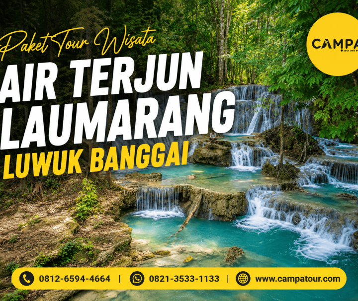 Paket Tour Wisata Air Terjun Laumarang Luwuk Banggai bersama Campa Tour