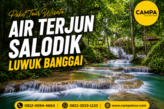 Paket Tour Wisata Air Terjun Salodik Luwuk Banggai bersama Campa Tour