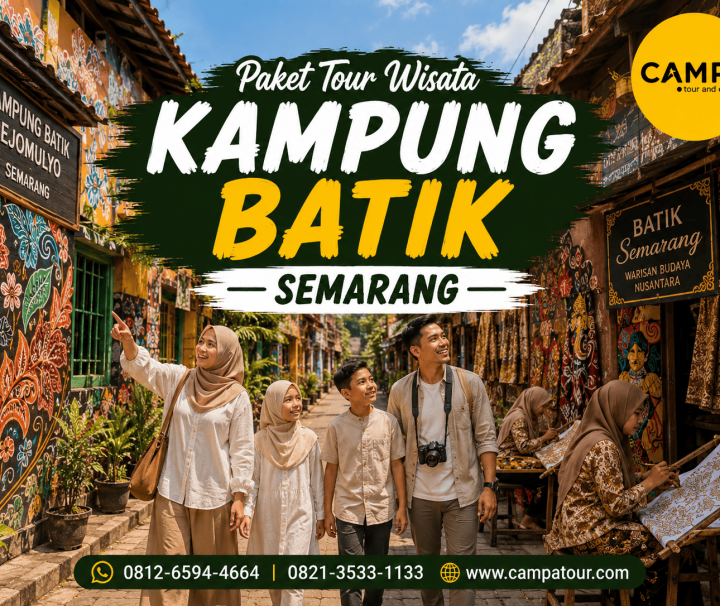 Paket Tour Wisata Kampung Batik Semarang bersama Campa Tour