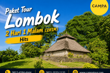 Paket Tour Wisata Lombok 2 Hari 1 Malam (2H1M) Hits bersama campa Tour