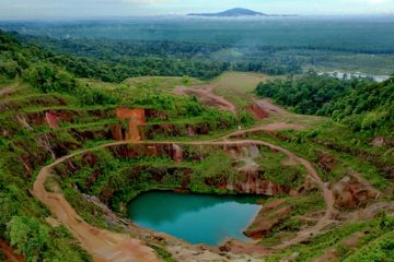 Paket Tour Wisata Open Pit Nam Salu Geosite Belitung Bersama Campa Tour