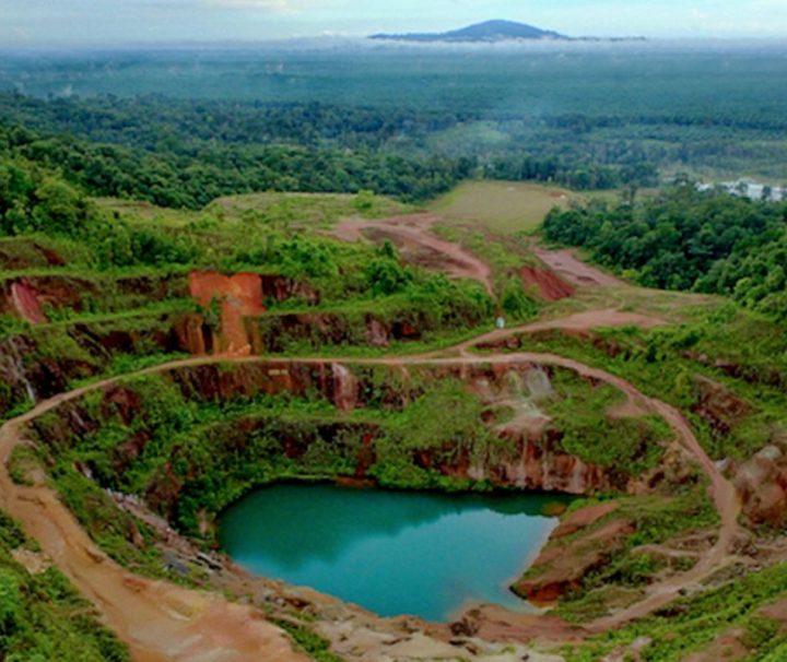 Paket Tour Wisata Open Pit Nam Salu Geosite Belitung Bersama Campa Tour